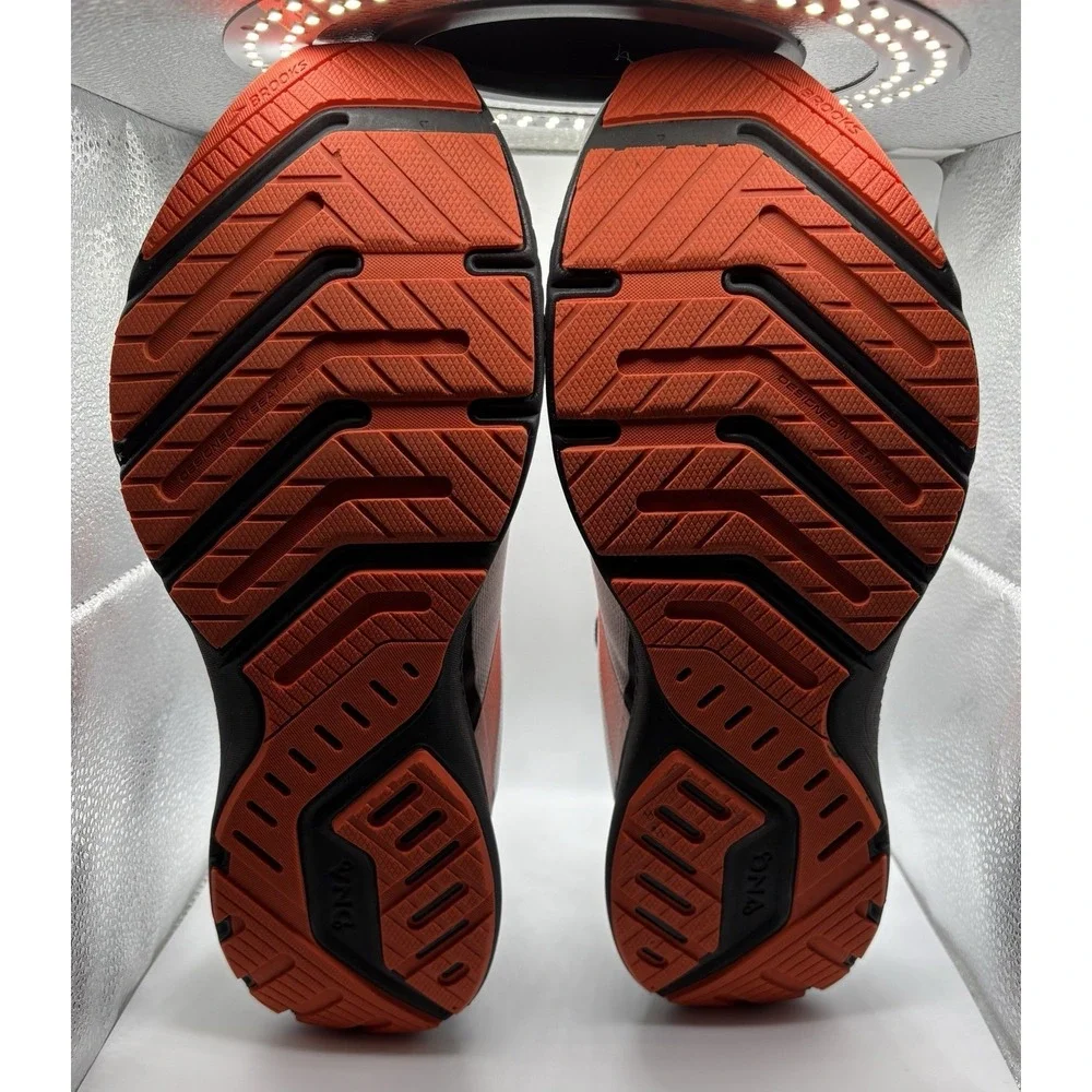 Brooks Men's Launch 8 Running Shoes Size 11.5 D White Orange No Insoles -1425 - Picture 5 of 7